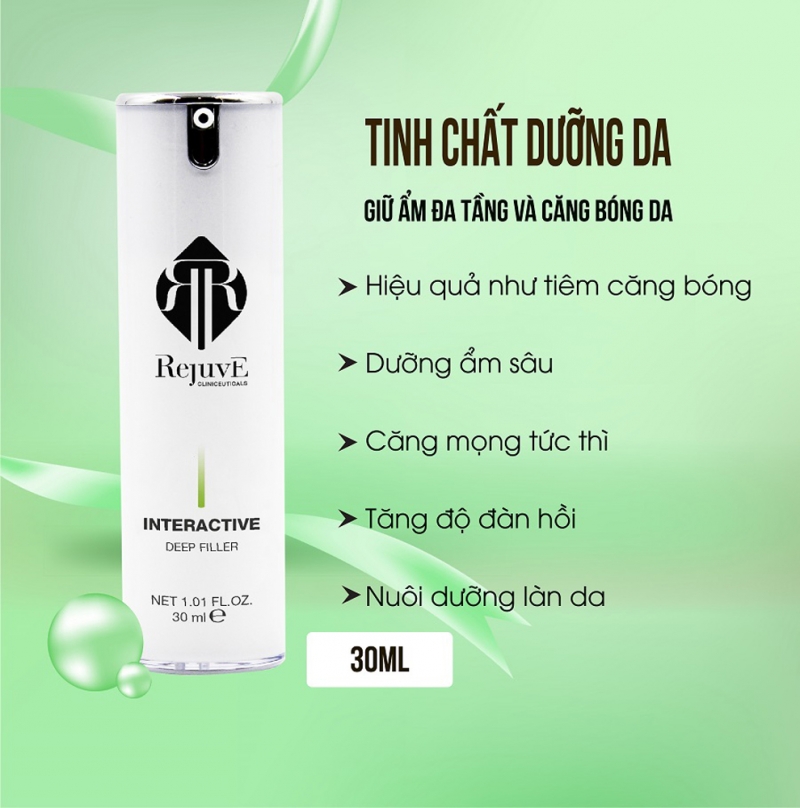 Rejuve Interactive Deep Filler Serum_Tinh chất làm đầy nếp nhăn và căng bóng da